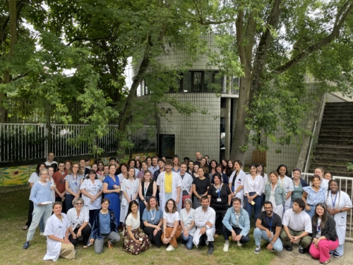 Une partie de l'équipe médicale de l'Hôpital Robert Debré